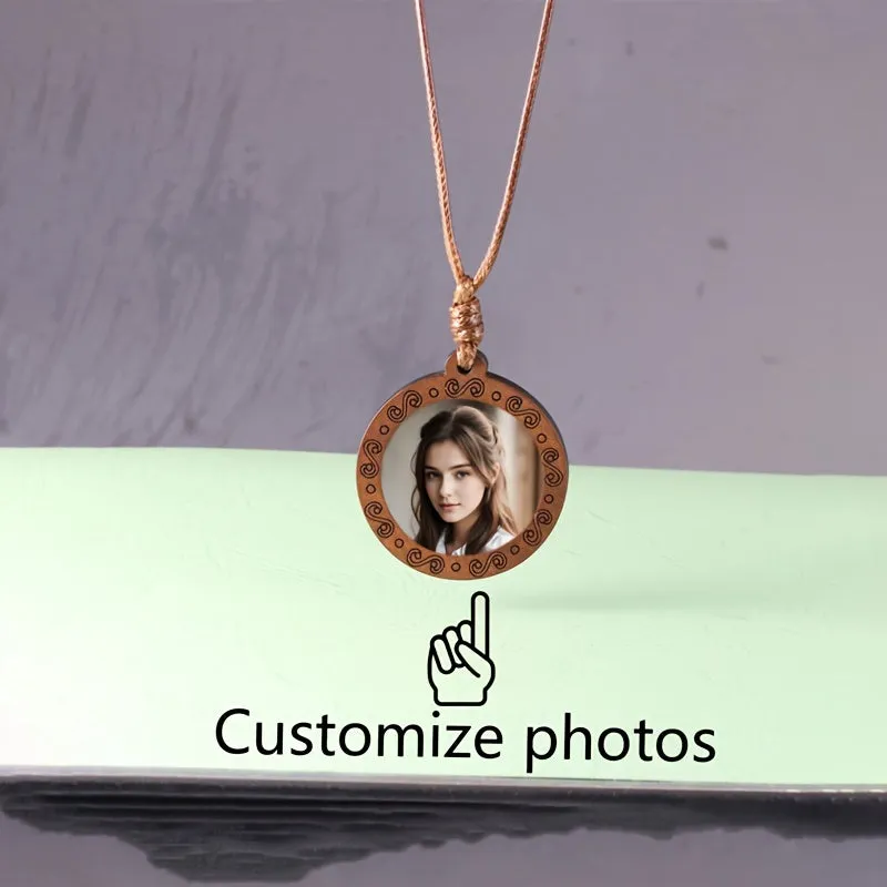 Vintage Lace Wooden necklace for Women, Gift Idea