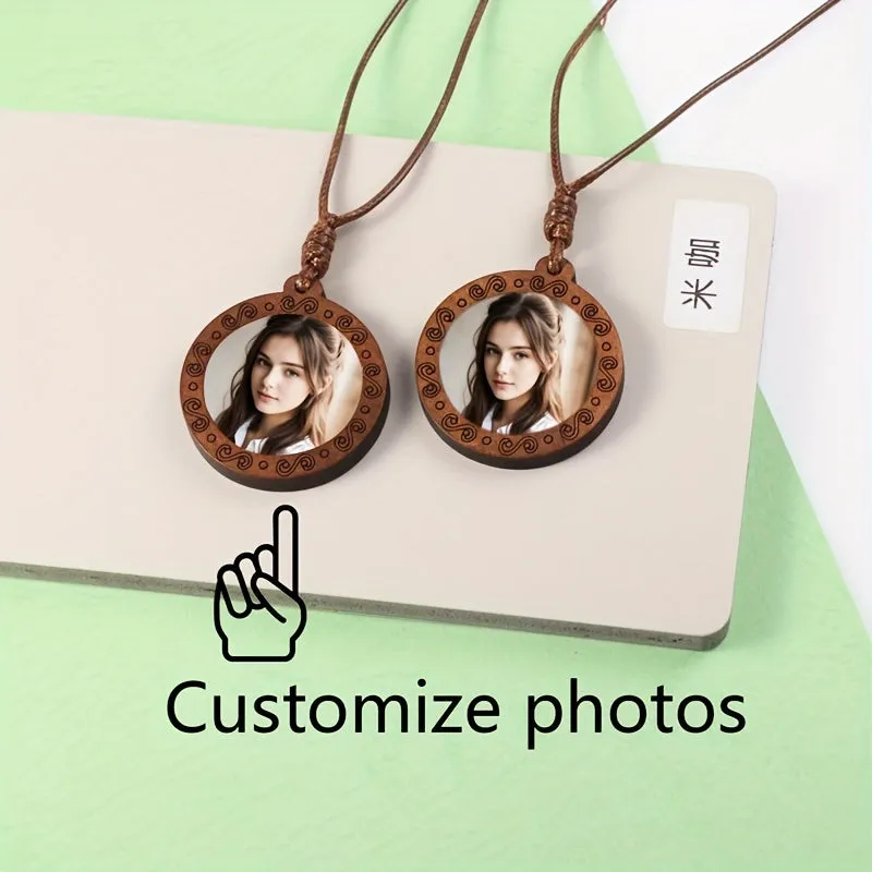 Vintage Lace Wooden necklace for Women, Gift Idea