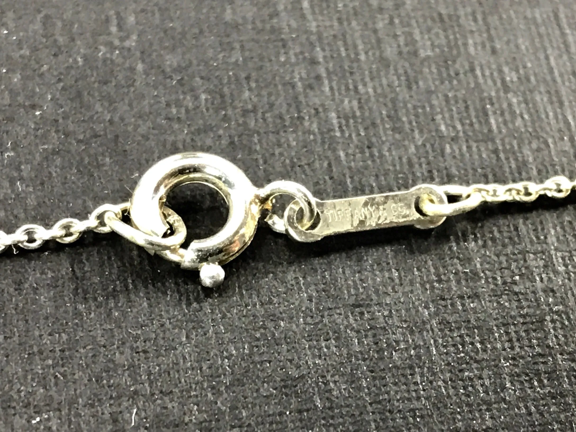 Vintage Tiffany & Co Sterling Silver Fan Shell Necklace