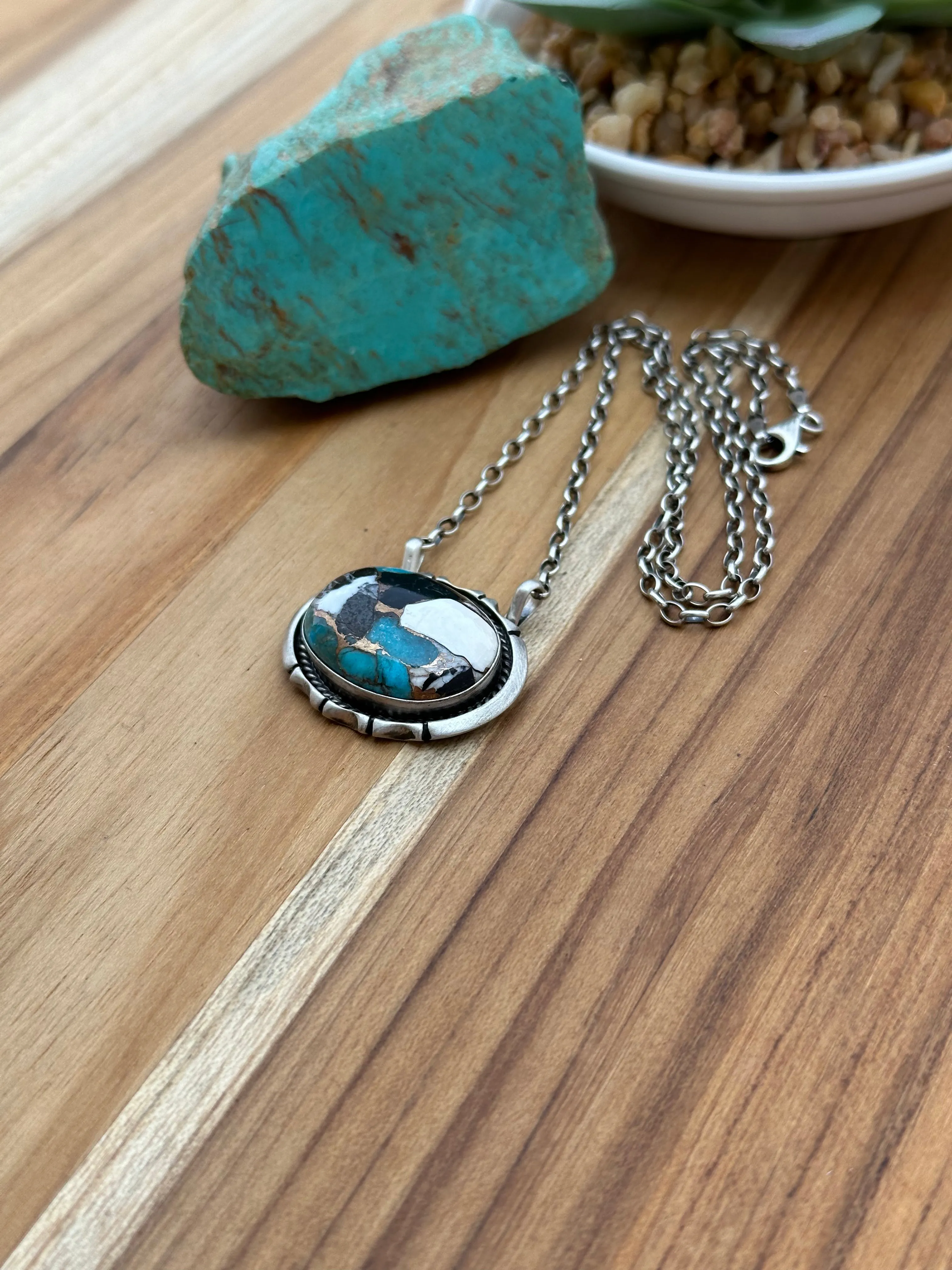 White Turquoise Necklace