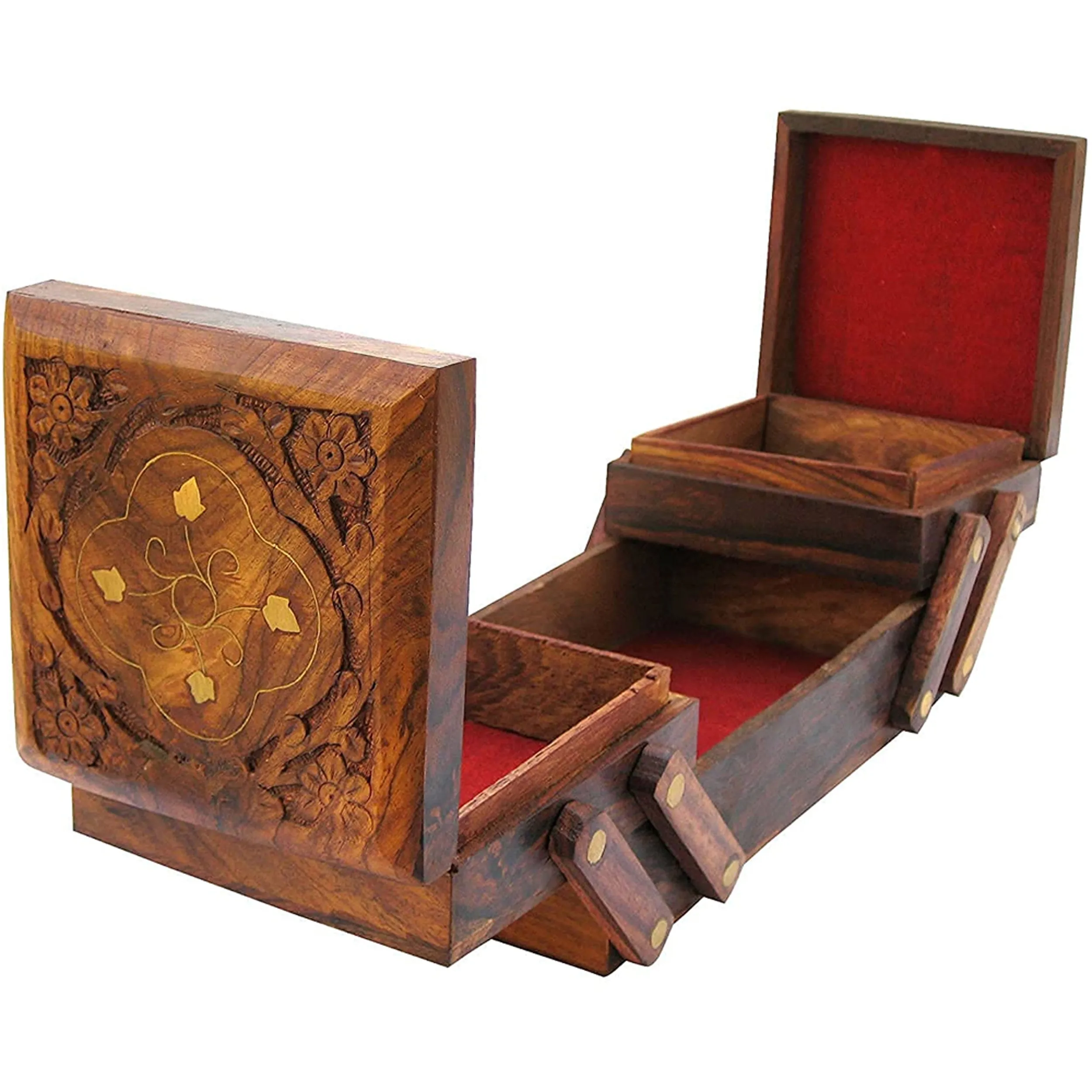 Wholesale Wooden Jewellery Box with Compartments