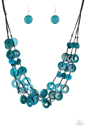 Wonderfully Walla Walla Blue Paparazzi Necklace