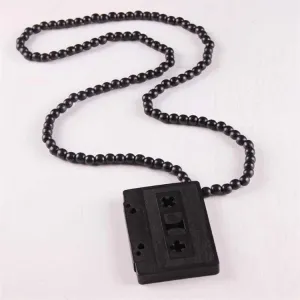 Wooden Cassette Necklaces