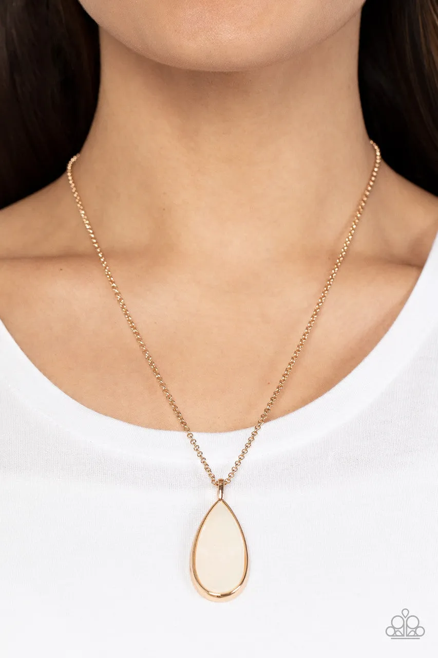 Yacht Ready Gold Paparazzi Necklace