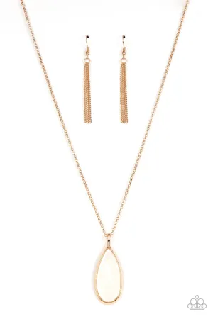 Yacht Ready Gold Paparazzi Necklace