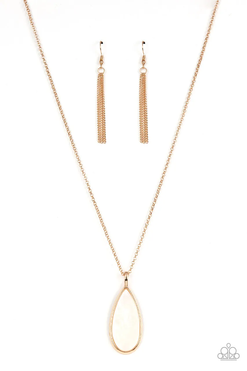 Yacht Ready Gold Paparazzi Necklace