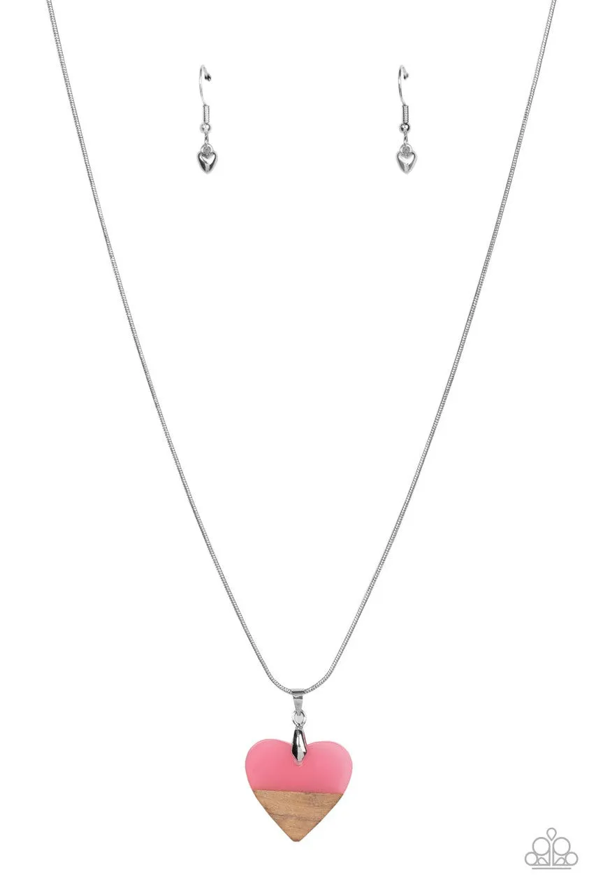 You Complete Me Pink Paparazzi Necklace
