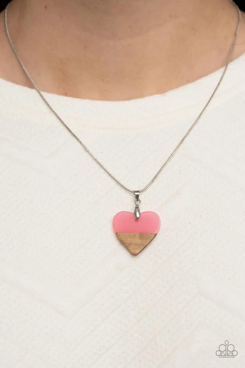 You Complete Me Pink Paparazzi Necklace