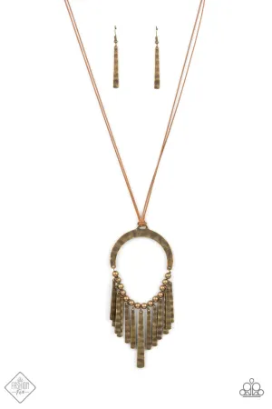 You Wouldn't FLARE Brass Paparazzi Necklace