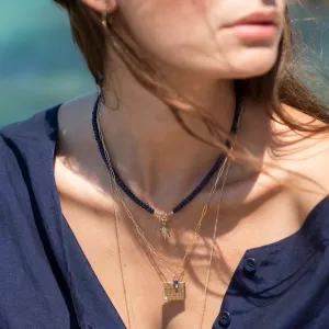 Zahava Heirlooms Sapphire Beaded Necklace