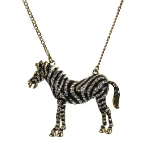 Zebra Necklace