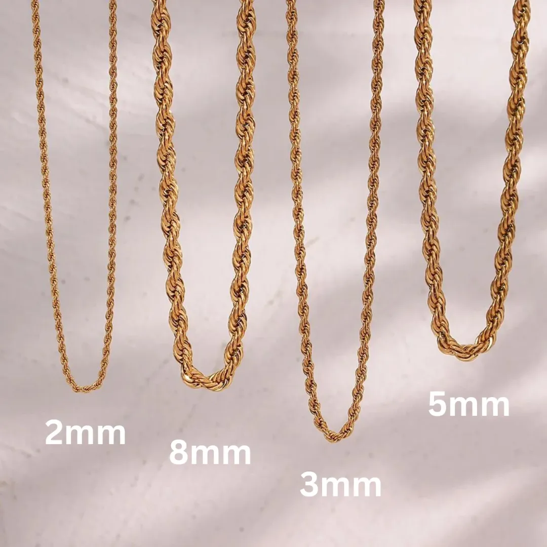 Zoey Rope Chain Necklace