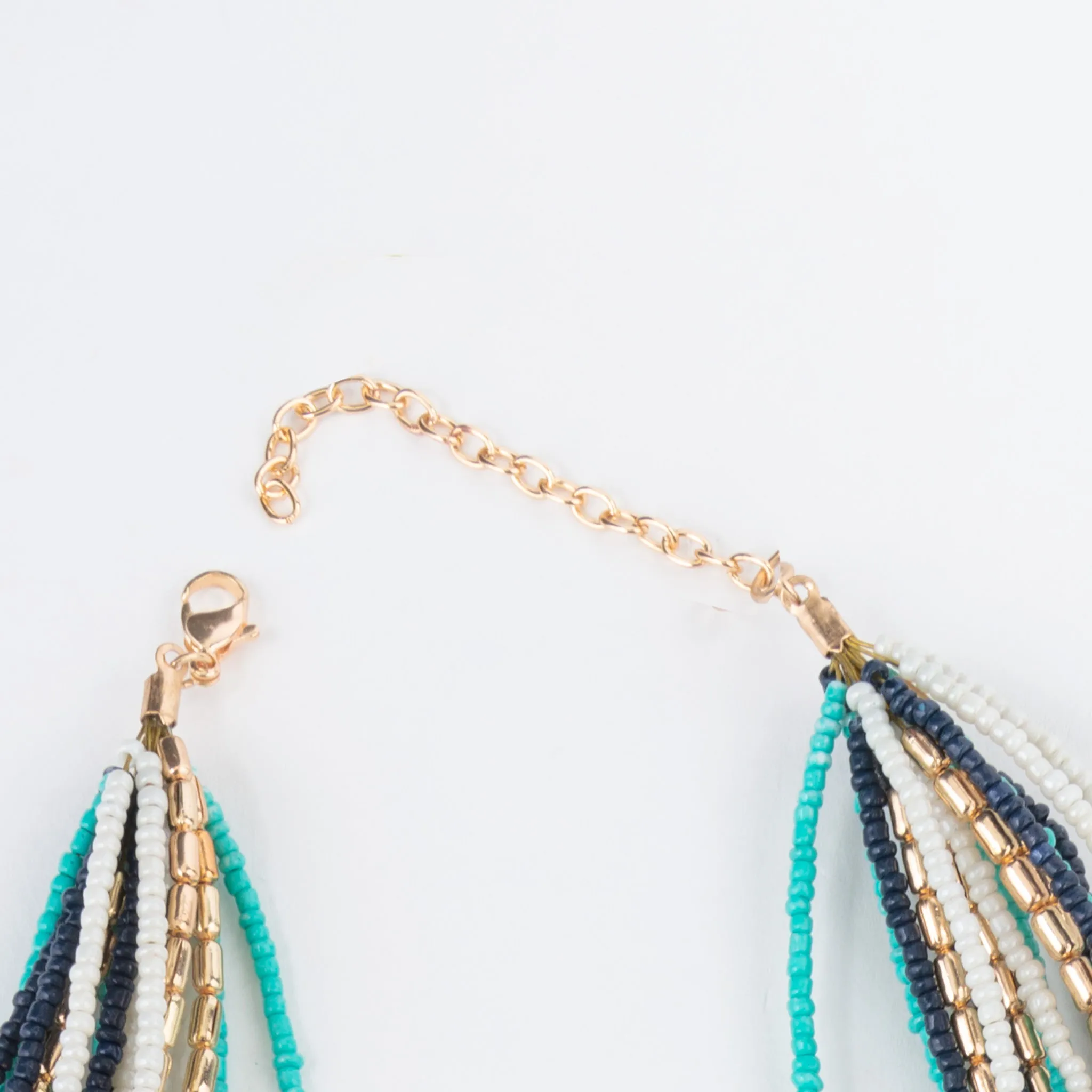 Zora Multi Row Beaded Necklace